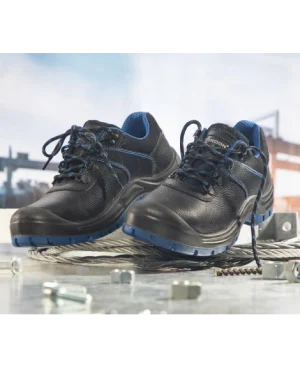 Pantofi de protectie cu bombeu metalic si lamela antiperforatie metalica KING S3 SRC